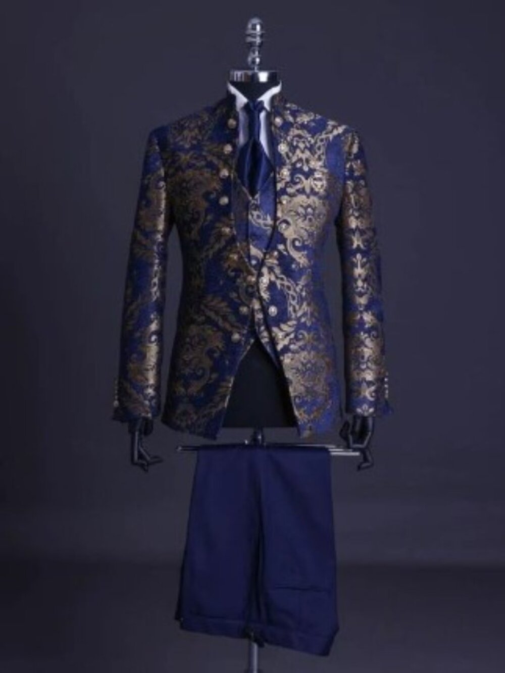 Jeremy 3pc Jacquard  Suit